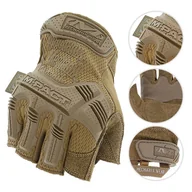 Rękawice robocze - Mechanix Wear Rękawice bez Palców M-Pact Coyote - M - miniaturka - grafika 1