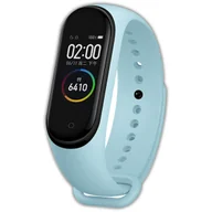 Akcesoria do smartwatchy - Pasek opaska silikonowa Vanfone do Xiaomi Mi Band 3/4, sky blue - miniaturka - grafika 1