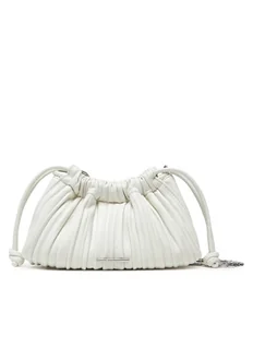 Calvin Klein Torebka Drawstring Plisse Conv Mini Cb P LV04F3077G Biały - Torebki damskie - miniaturka - grafika 1