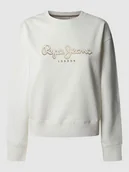 Bluzy damskie - Pepe Jeans Bluza "Maddy" w kolorze kremowym - miniaturka - grafika 1