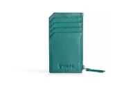 Etui na dokumenty i karty - Etui na karty i dokumenty Valentini Metallic 101 zielone - miniaturka - grafika 1