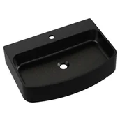 Umywalki - Umywalka MOLAT Granitowa gold black 42 x 60 x 9 cm - miniaturka - grafika 1