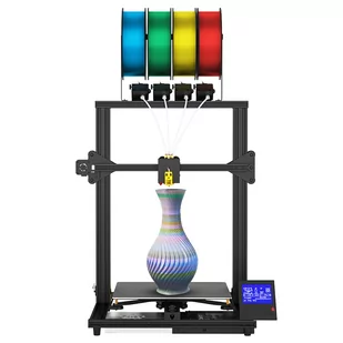 Zonestar Z8PM4 Pro Extruder 4-IN-1-OUT Color-Mixing 3D Printer LCD Screen High Precision Resolution DIY Kit - Black - Drukarki 3D - miniaturka - grafika 4