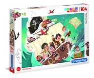 Puzzle - Clementoni Puzzle 104 elementy Piraci - miniaturka - grafika 1