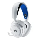 Słuchawki - STEELSERIES Arctis Nova 7P białe - miniaturka - grafika 1