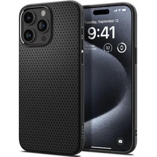 SPIGEN LIQUID AIR IPHONE 15 PRO MATTE BLACK - Etui i futerały do telefonów - miniaturka - grafika 1