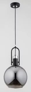 Movena lampa wisząca 1xE27 czarna/chrom 61276 - Lampy sufitowe - miniaturka - grafika 1