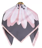 Apaszki i szaliki damskie - Chusta apaszka elegancka z ogromnym kwiatem - miniaturka - grafika 1