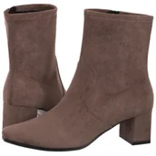 Botki damskie - Botki Brązowe 9-25354-41 306 Cafe Stretch Vegan (CP444-b) Caprice - miniaturka - grafika 1