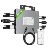 Inwertery, falowniki - LIONSHEE LS-L2000M 2000W Micro Inverter 4 MPPTs 230V Output 96% Peak Efficiency - miniaturka - grafika 1