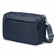 Plecaki - PUCCINI Plecak Damski Męski Miejski Jedno Ramię Sling Bag Granat TM249-7A - miniaturka - grafika 1