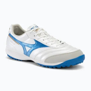 Buty piłkarskie męskie Mizuno Morelia Sala Pro TF white/laser blue/gold WYSYŁKA W 24H 30 DNI NA ZWROT - Piłka nożna - miniaturka - grafika 1
