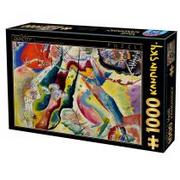 Puzzle - D-Toys Puzzle 1000 Kandinsky, Obraz z czerwonym punktem - - miniaturka - grafika 1