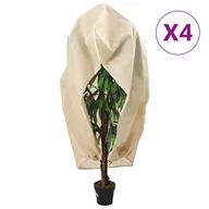 Agrowłókniny - vidaXL Kaptury ochronne z suwakiem, 4 szt., 70 g/m² 2,36x2 m - miniaturka - grafika 1