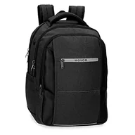 Torby na laptopy - MOVOM Trimmed plecak na laptopa 15,6" czarny 33 x 44,5 x 18 cm poliester 26,14 l, czarny, adaptowany plecak na laptopa, czarny, Regulowany plecak na laptopa - miniaturka - grafika 1