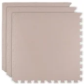 Puzzle - Mata piankowa podłogowa Humbi 180x60 Duże puzzle piankowe wodoodporne bezpieczne 3 szt. Jasnoróżowa - miniaturka - grafika 1