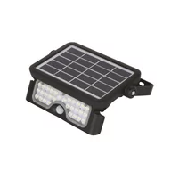 Lampy ogrodowe - Naświetlacz solarny SUN 5W z czujnikiem ruchu i natężenia światła barwa neutralna biała - miniaturka - grafika 1