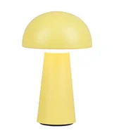 Lampy stojące - Trio Leuchten Lampa stołowa żółta z akumulatorem LED i 3-stopniowym ściemniaczem dotykowym IP44 - Daniel - miniaturka - grafika 1