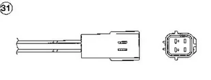 Sonda lambda NGK OZA690-A1 0146 - Sondy lambda - miniaturka - grafika 1