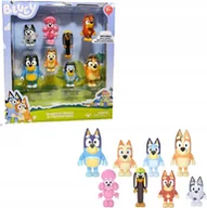 Figurki dla dzieci - Bluey & Family Zestaw 8 Figurek Bingo Bandit Chilli Rusty Coco Snickers, Moose Toys - miniaturka - grafika 1