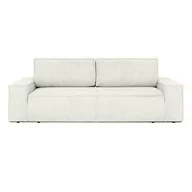 Sofy i kanapy - Sofa do salonu rozkładana Pllow KH1501100207 King Home sztruks wygoda jasny beżowy - miniaturka - grafika 1