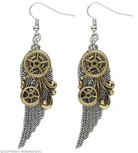 Widmann Kolczyki "Steampunk Wings" WI01784 - Dodatki do strojów karnawałowych - miniaturka - grafika 1