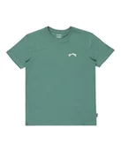 Koszulki i topy damskie - Billabong Top z dzianiny z krótkim rękawem Arch Crew SS Kids Blue XL - miniaturka - grafika 1