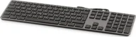 Klawiatury - LMP Large Font USB Keyboard 110 keys wired USB keyboard with 2x USB and aluminum upper cover - German - space gray 24263 - miniaturka - grafika 1