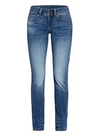 Moda i Uroda OUTLET - G-Star Raw Jeansy Straight Midge Saddle blau - miniaturka - grafika 1