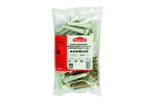 Kołek wszechstronny 8.0x60 mm (25 szt.) - Kołki - miniaturka - grafika 1