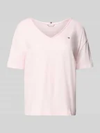 Koszulki i topy damskie - T-shirt o kroju regular fit z czystej bawełny - miniaturka - grafika 1