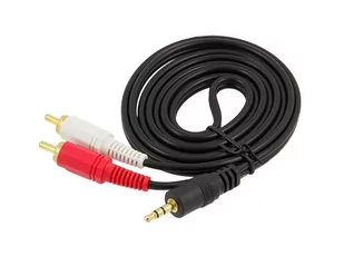Hertz Kabel  Jack 3.5mm RCA Cinch x2 1.5m czarny V31AC-AK233 - Kable - miniaturka - grafika 2