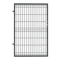 Akcesoria do ogrodzeń - Furtka 3D 1,00 x 1,50 ocynk + RAL7016 połysk lewa - miniaturka - grafika 1