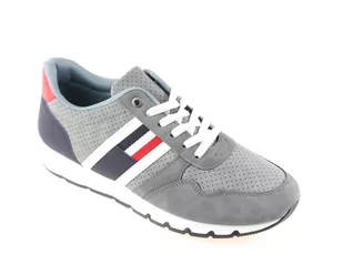 Sneakersy męskie Sport H2100D j. niebieski - Sneakersy męskie - miniaturka - grafika 1