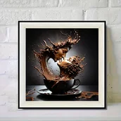 Rękodzieło - TEMU 5D Diamentowy zestaw do malowania dla mężczyzn i kobiet - [Bez ramki] Lśniąca okrągła mozaika diamentowa, dekoracja ścienna do sypialni, biura i - miniaturka - grafika 1