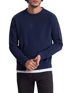 Pierre Cardin Męska bluza z okrągłym dekoltem, Black Iris, L - Bluzy męskie - miniaturka - grafika 1