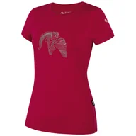 Koszulki sportowe damskie - Koszulka damska Zulu Bambus Elephant 210 Short Rozmiar: XL / Kolor: malinowy - miniaturka - grafika 1