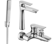 Zestawy baterii łazienkowych - Mexen Axel R72 zestaw wannowy, chrom - 73813R72-00 - miniaturka - grafika 1