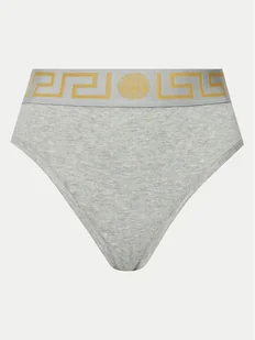 Versace Figi klasyczne z wysokim stanem Greca Border AUD01050 Szary - Majtki damskie - miniaturka - grafika 1