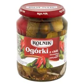 Warzywa w marynacie - Rolnik Ogórki z chili 650 g - miniaturka - grafika 1