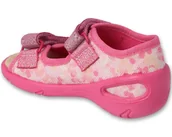 Buty dla dziewczynek - Kapcie dziecięce Befado 063P015 sandałki dziewczęce na rzepy-24 - miniaturka - grafika 1