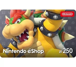 Doładowanie Nintendo eShop 250zł - Startery i doładowania - miniaturka - grafika 1