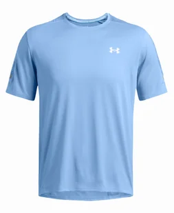 Koszulka Under Armour UA Męski T-shirt UA Tech™- niebieska - Koszulki męskie - miniaturka - grafika 1