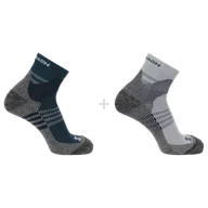 Skarpetki sportowe męskie - SKARPETY SALOMON X ULTRA ACCESS CREW 2-PACK C21662 - miniaturka - grafika 1