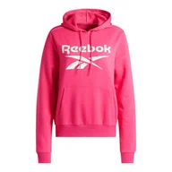 Bluzy damskie - Reebok IDENTITY BIG LOGO POLAROWA BLUZA BLUZA BOLD PINK Damskie topy treningowe - miniaturka - grafika 1