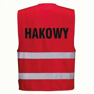 Kamizelka odblaskowa Portwest unisex XXL/XXXL z nadrukiem HAKOWY - Odzież robocza - miniaturka - grafika 1
