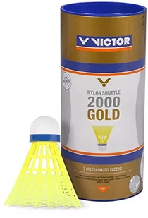 Victor Nylon lotki do badmintona Shuttle 2000, 3 lub 6 w opakowaniu / 3 szybkości / białe lub żółte 007/7/0 - Badminton - miniaturka - grafika 1