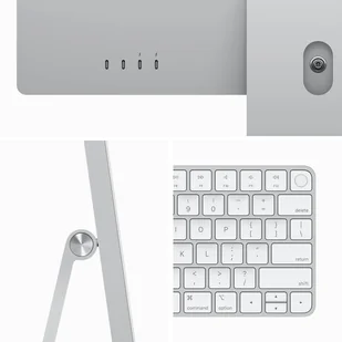 Apple iMac 24" 4,5K Retina M3 8-core CPU + 10-core GPU / 16GB / 512GB SSD / Gigabit Ethernet / Srebrny (Silver) - Zestawy komputerowe - miniaturka - grafika 13