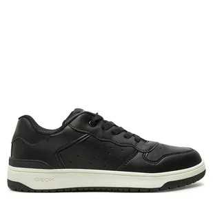 Sneakersy Geox J Washiba Boy J45LQB 000BC C9999 D Czarny - Buty dla chłopców - miniaturka - grafika 1