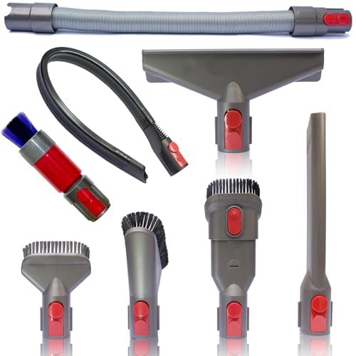 Mocowania do odkurzacza Dyson V11 V10 V8 V7 Plus elastyczny wąż przedłużający i narzędzie do czyszczenia suszarki, akcesoria do odkurzacza, zestaw do czyszczenia gospodarstwa domowego, szczotka do kurzu